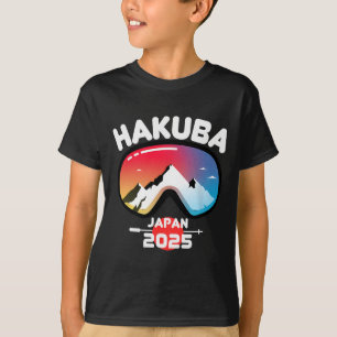 Camiseta Aventura de Esqui e Snowboard no Haku Japão 2025