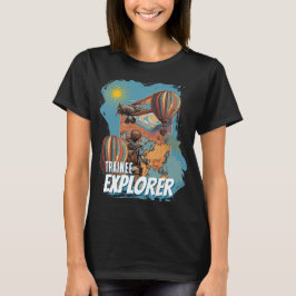 Camiseta Aventura de Garota Exploradora em Treinamento