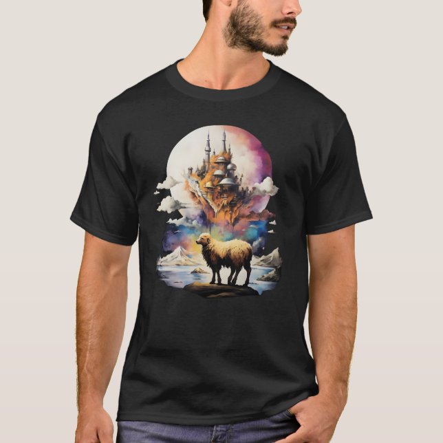 Camiseta Aventura de Lua Celestial Retroativa (Frente)