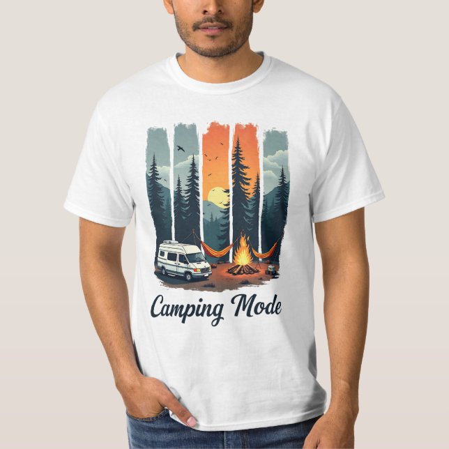 Camiseta Aventura de Luz | Van Camping Tee (Frente)