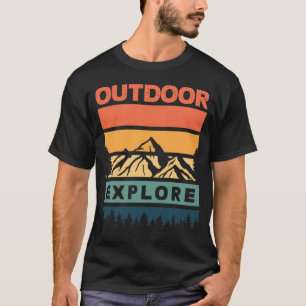Camiseta Aventura de Montanha Explorar ao Ar Livre Amante d