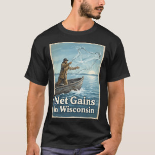 Camiseta Aventura de Pesca no Mar â€“ Vintage Fisherman Pôr