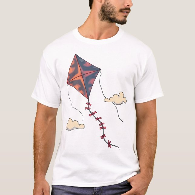 Camiseta Aventura de Pipa Voando (Frente)