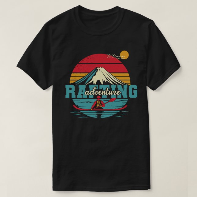 Camiseta Aventura de Rafting (Frente do Design)