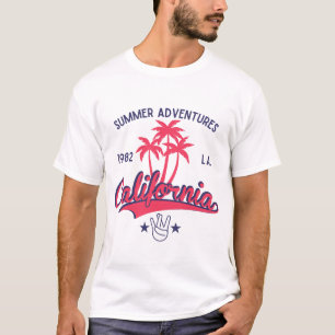 Camiseta aventura de verão na Califórnia