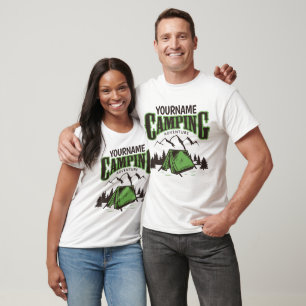Camiseta Aventura de Viagem de Acampamento Familiar Persona