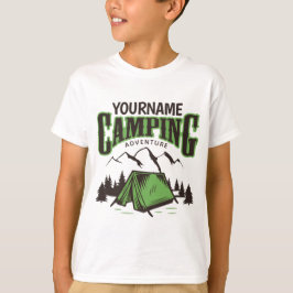 Camiseta Aventura de Viagem de Camp Familiar de Campos Pers