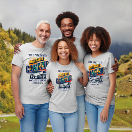 Camiseta Aventura de viagem de família de equipe de campanh