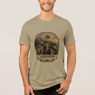 Camiseta Aventura de Viagem Paisagística em Algum 