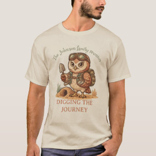 Camiseta Aventura Divertida da Coruja - Presente de Viagem