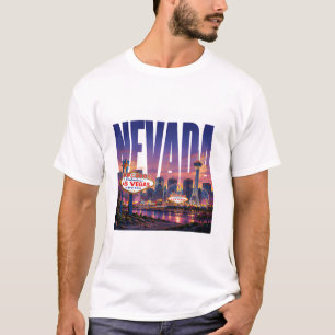 Camiseta Aventura do Deserto do Céu de Las Vegas em Nevada