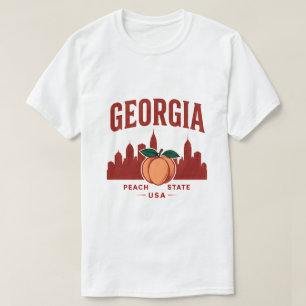 Camiseta Aventura do Estado do Pêssego da Geórgia