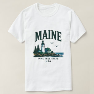 Camiseta Aventura do Farol de Maine