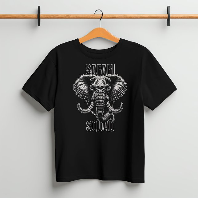 Camiseta Aventura do Jardim Zoológico Africano Safari Squad (Criador carregado)