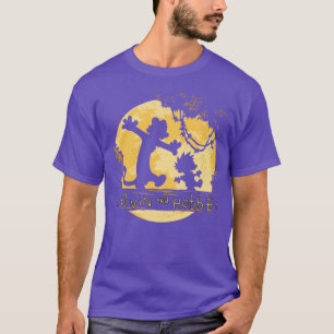 Camiseta Aventura do Pôr do Sol de Calvin e Hobbes