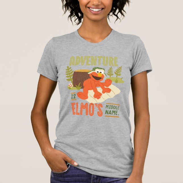 Camiseta Aventura é o nome do meio de Elmo (Frente)