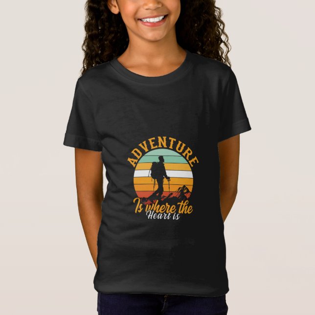 Camiseta Aventura é onde está o coração (Frente)
