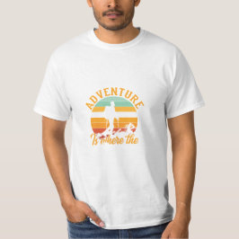 Camiseta Aventura é onde está o coração