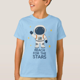 Camiseta Aventura Espacial de Astronauta Alcançar as Estrel