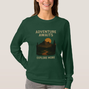 Camiseta Aventura Espera   Explorar Mais Coleção