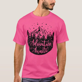 Camiseta Aventura Espera No Excelente Ao Ar Livre Para Acam