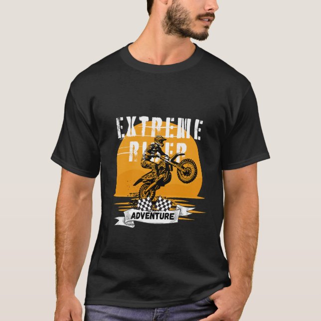 Camiseta Aventura extrema do cavaleiro (Frente)