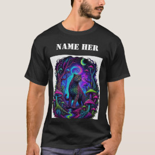 Camiseta Aventura Floresta Leopardo Fantasias Míst