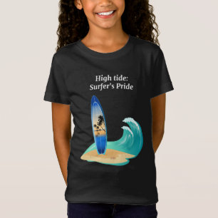 Camiseta "Aventura "High Tide: Orgulho do Surfista" praia o