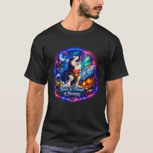 Camiseta Aventura Husky – “Nascido para Uivar nos Horizonte