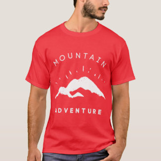 Camiseta Aventura na Montanha Excurs Hiking Amigos Ativos