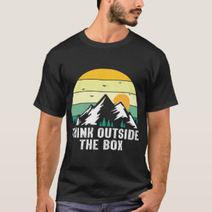 Camiseta Aventura na Montanha “Pense Fora da Caixa”