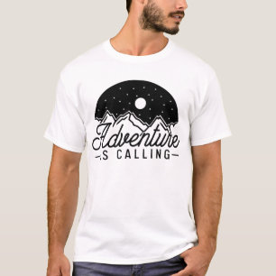 Camiseta Aventura na Montanha que Chama