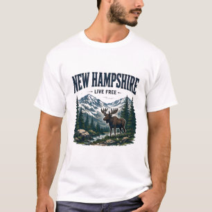 Camiseta Aventura nas Montanhas Brancas de New Hampshire