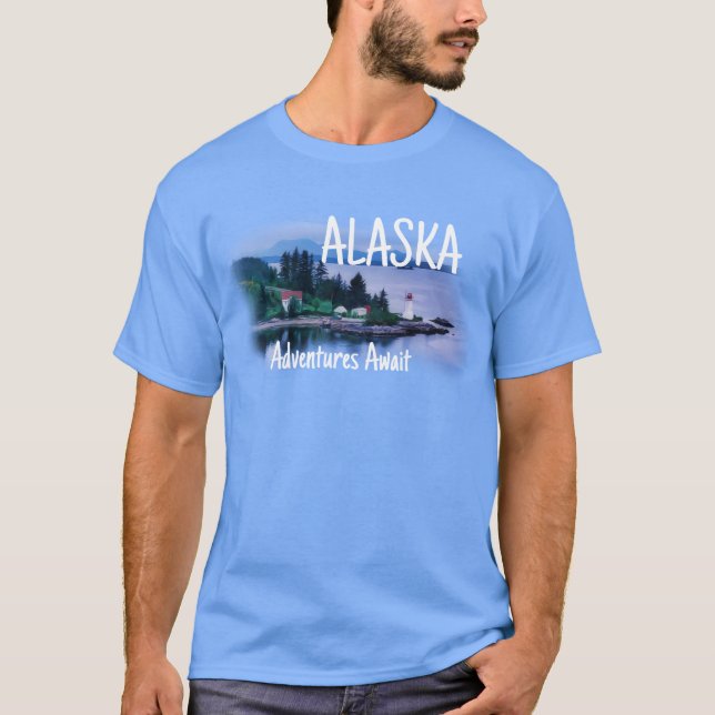 Camiseta Aventura no Alasca Espera (Frente)