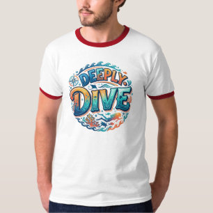 Camiseta Aventura no Oceano – Mergulhe Profundamen