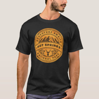Camiseta Aventura no Parque Nacional Hot Springs Aguarda