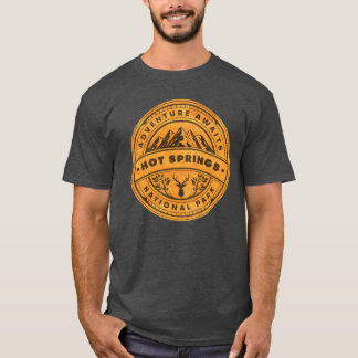 Camiseta Aventura no Parque Nacional Hot Springs Aguarda