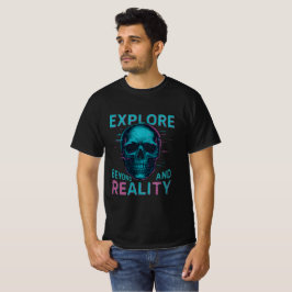 Camiseta aventura o desconhecido em resumo e explorador