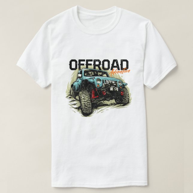 Camiseta Aventura Offroad (Frente do Design)