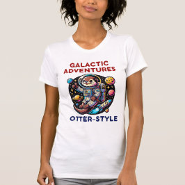 Camiseta Aventura Ótima Espaço em Galáxia