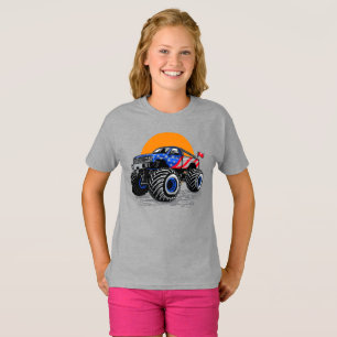 Camiseta Aventura Patriótica de Caminhão Monstro Off Road