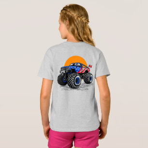 Camiseta Aventura Patriótica de Caminhão Monstro Off Road