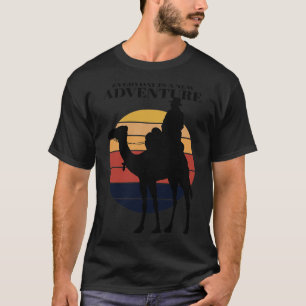 Camiseta Aventura Vintage Camel no deserto