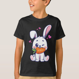 Camiseta Aventuras Adoráveis: Junte-se ao Coelho Cheio de D