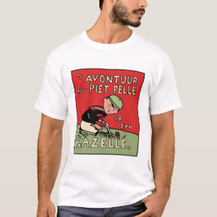 Camiseta Aventuras da bicicleta de Piet Pelle