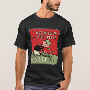 Camiseta Aventuras da bicicleta de Piet Pelle