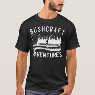 Camiseta Aventuras de BushcrafterSobrevivência ao ar livreC