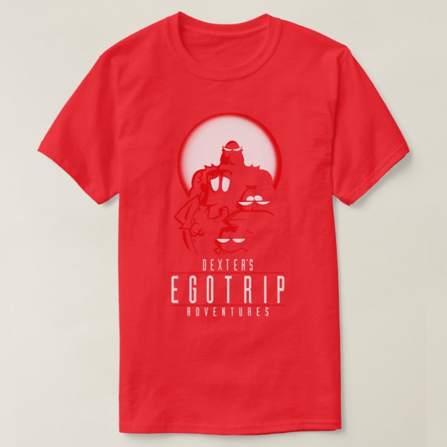 Camiseta Aventuras de Dexters Ego Trip (Frente do Design)