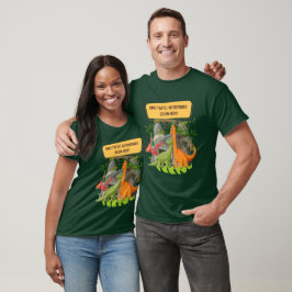 Camiseta aventuras de DINOSSAURO pré-históricos CITAÇÕES