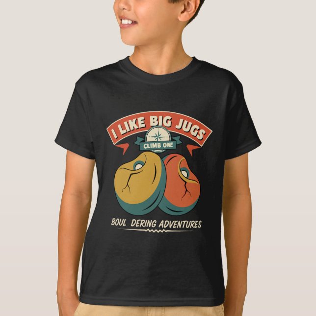 Camiseta Aventuras de Escalada em Blocos Escalar Em  (Frente)
